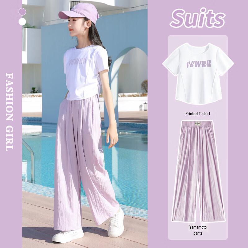 Moonkids Girls Sporty Summer Two-Piece Set 150 cm