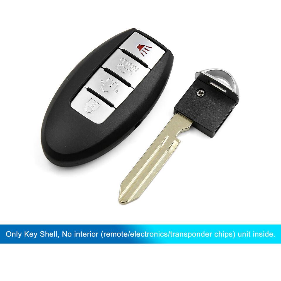 4 Button Remote key shell for Nissan and Infiniti