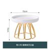 Wood High Feet Cake Stand Dim Sum Plate Ceramic Fruit Plate Dessert Plates Snack Tray Display Stand Bread Dish Refreshment Tray
