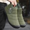 Women's Winter Boots Unisex Snow Shoes Mens Outdoor Shoes Warm Slip On Fur Lined Slippers Comfortable
