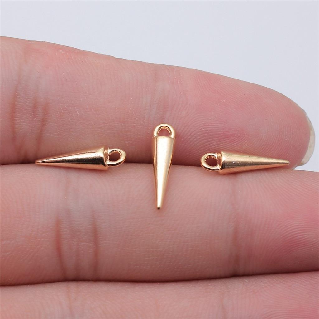 Accessories Parts Cone Shape Pendant End Beads Vintage Jewelry Supplies SA051