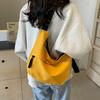 Fashionable Nylon Commuter Bag Large Capacity Casual Solid Color Korean Style Tote For Women