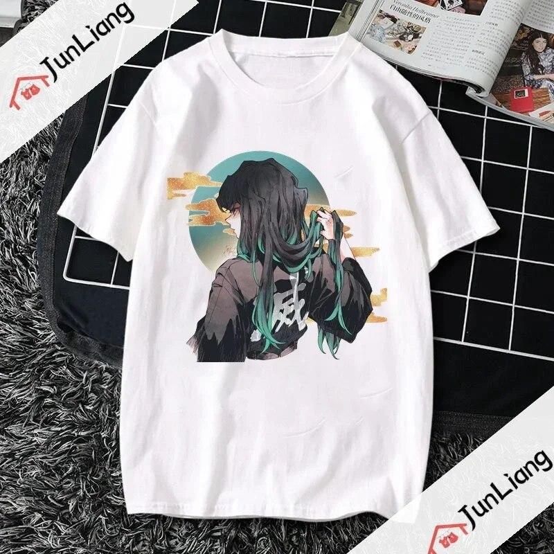 2023 New Summer Popular Unisexswear Japanese Anime Ghost Killing Blade Demon Slayer Unisex T-shirt Fashion Casual