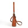 Johnature Retro Embossed Shoulder Bags Genuine Leather Women's Bag Versatile Cowhide Handmade Handbag
