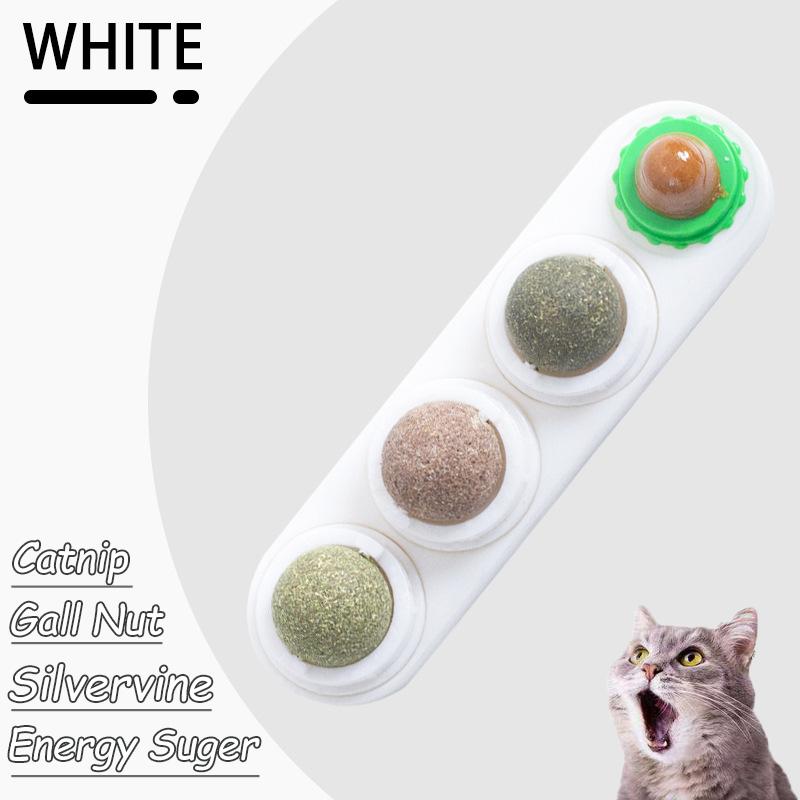 Natuurlijke Kattenkruid Kat Muur Plakbare Bal Speelgoed Krabbers Snoepjes Gezond Natuurlijk Verwijdert Balletjes om de Spijsvertering te Bevorderen Kattenkruid Snack