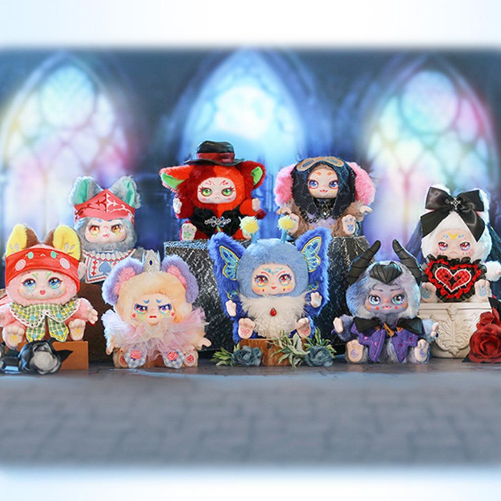 Cute Vinyl Plush Figures, Take A Of Bear Series Plush Doll, Kawaii Collectible Toys Figure Mystery Box For Birthday Gifts, Single Box