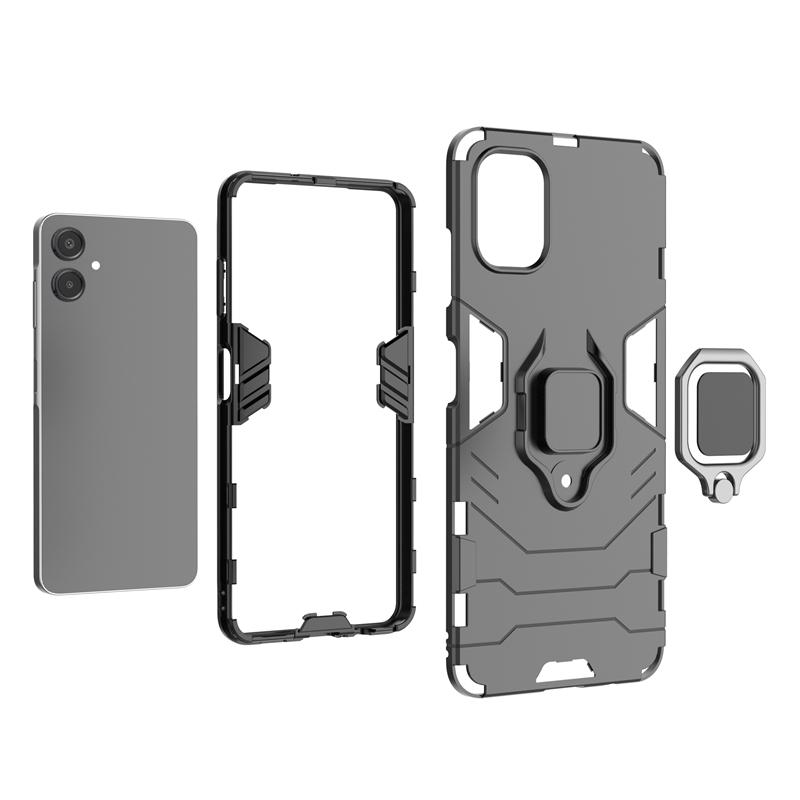 For Samsung A06 Case Cover Samsung A06 Capas New Phone Back Shockproof Magnetic Ring Holder For Fundas Samsung Galaxy A06 A 06