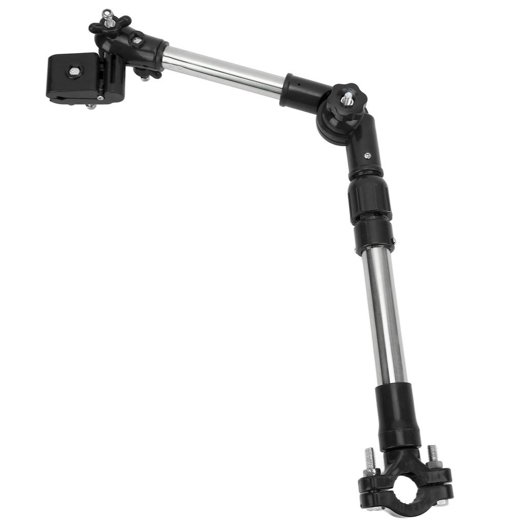 Stainless Steel Bike Umbrella Stands 360 degrees    Telescopic Outdoor Wheelchair Umbrella Bracket