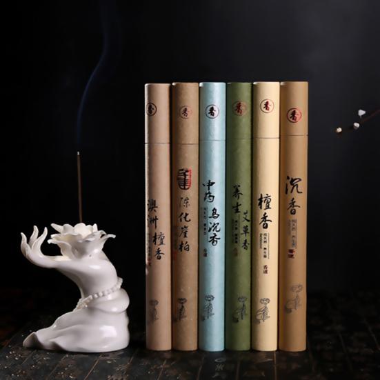 45 Stück Reine Natürliche Beifuß Laoshan Sandelholz Räucherstäbchen für Schlaf Gesundheit