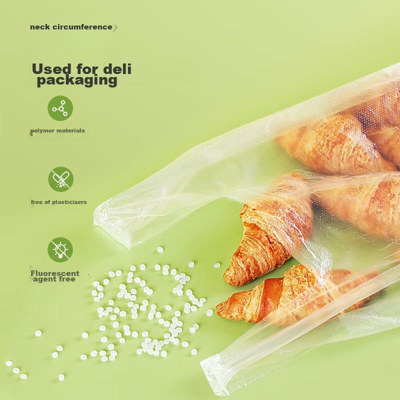 MARYYA Disposable Food-Grade Storage Bags, Large Size 80 Pieces, 40x50cm Plastic Bags, Thickened, for Vegetable Refrigeratio