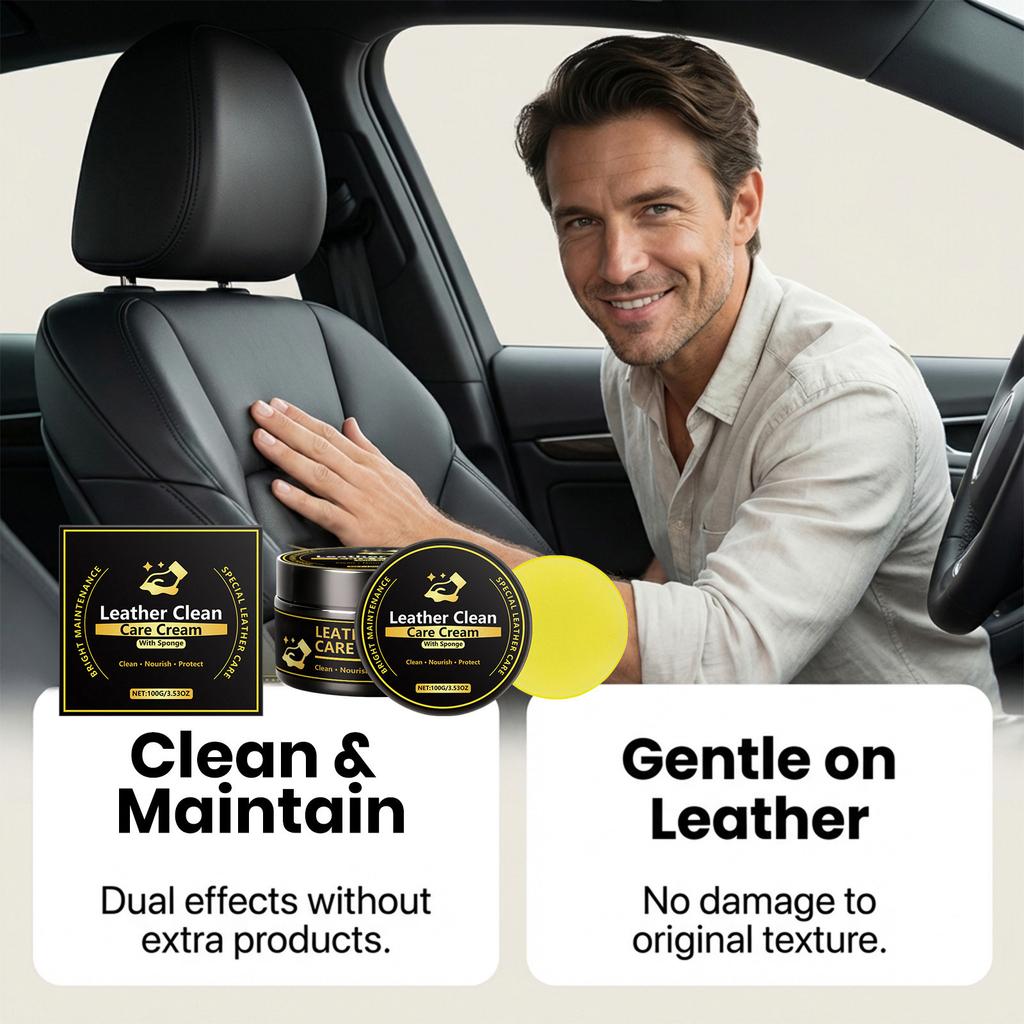 Leather Care Cream, A  Leather Care, Cleaning, And  Cream For Both Home And Automotive Use.