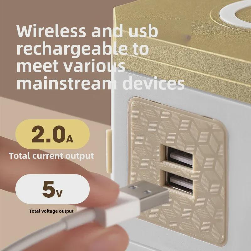 Vertical Wireless Multi-Function USB Charging Socket with Creative Design