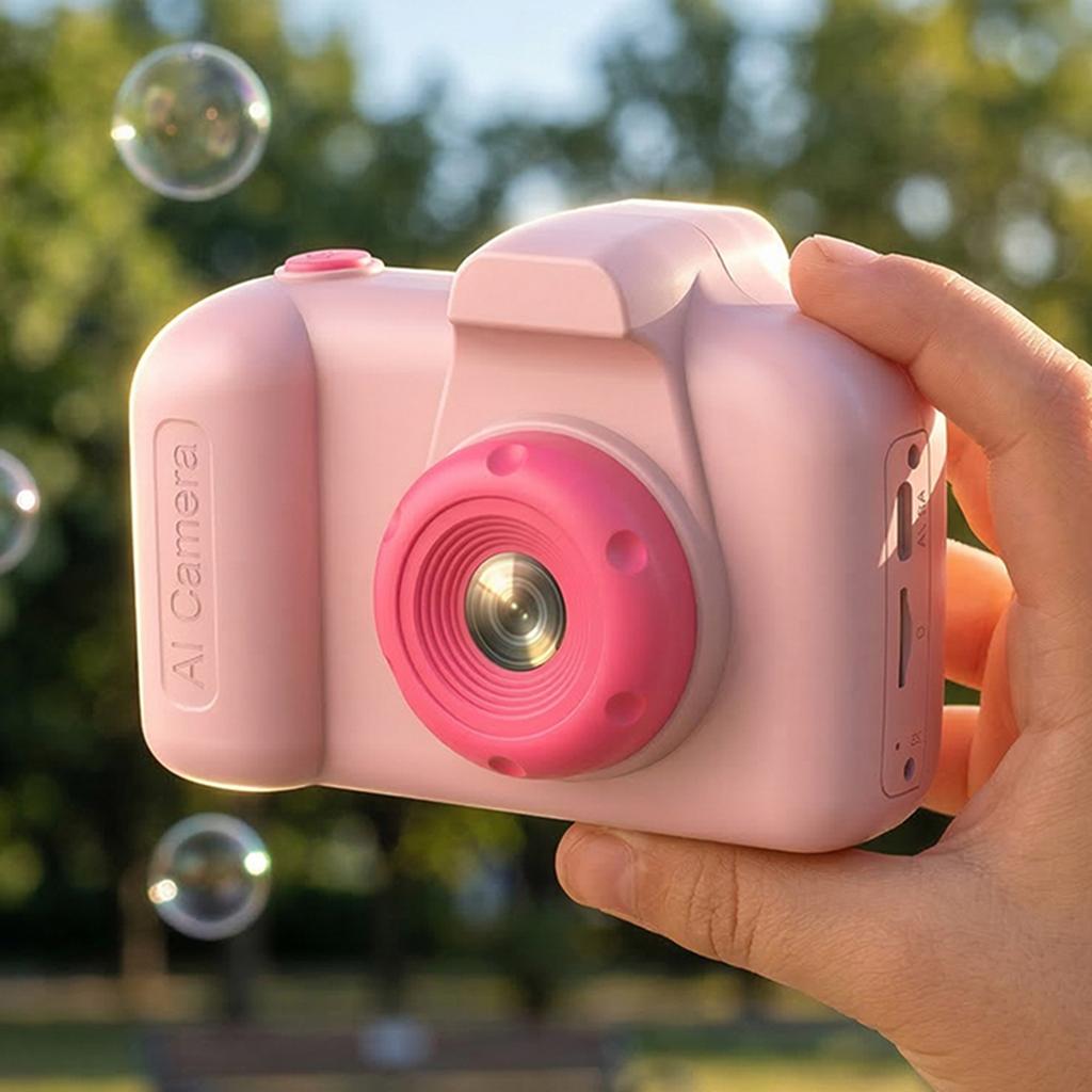 Mini Selfie Digital Camera with AI Voice Chat & Object Recognition (TF Card Not Included) 2.4in IPS Screen Great Gift for Kids