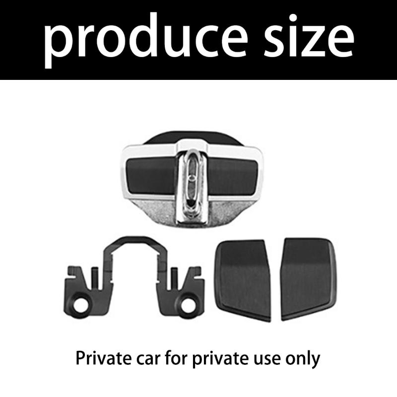 Auto Door Stabilizer Lock Regulator Anti Shake Noise Reducer Latches Stopper Cover for Most Cars Metal Mixture ABS Construction