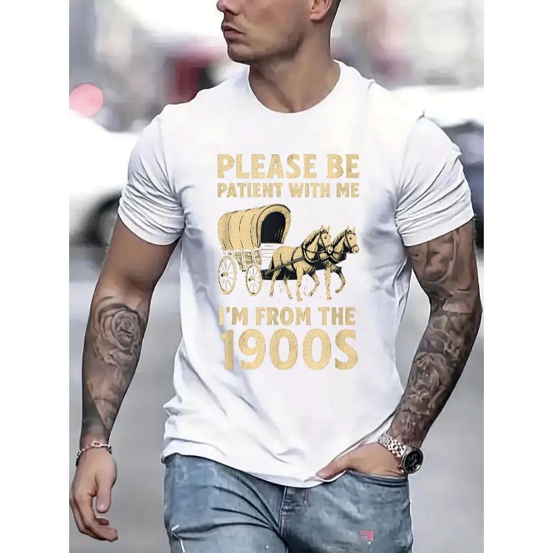 European sizes Comfortable Crew Neck Casual Men's TShirt ShortSleeves Menswear Tshirt Summer Spring Streetwear Trendy Letter Print shirt Tees