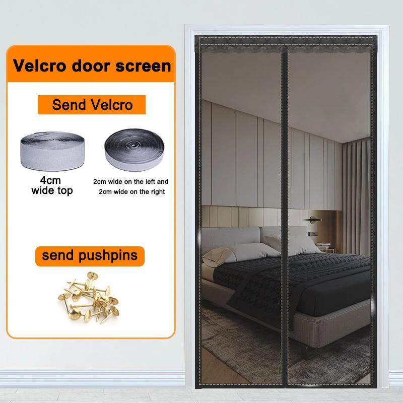 Summe Anti Mosquito Door Curtain Summer Mosquito Net Mosquito Proof Magnetic Door Curtain for Living Room Bedroom Kitchen
