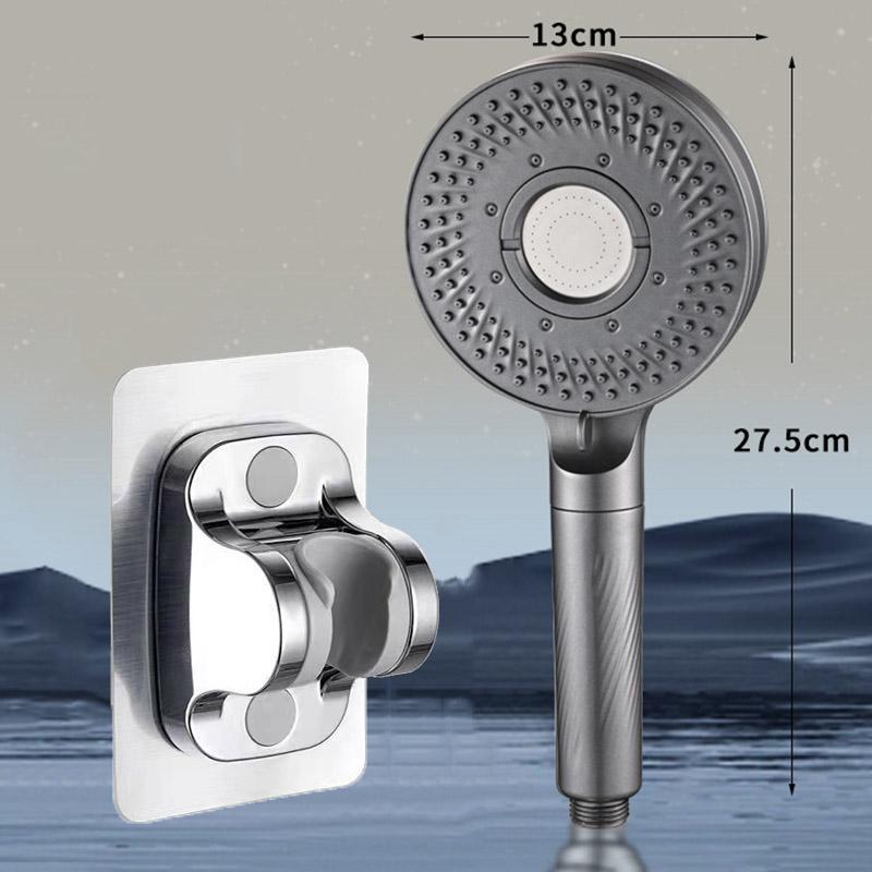 5-speed boost filter rain shower large panel handheld shower head bathroom accessories super strong