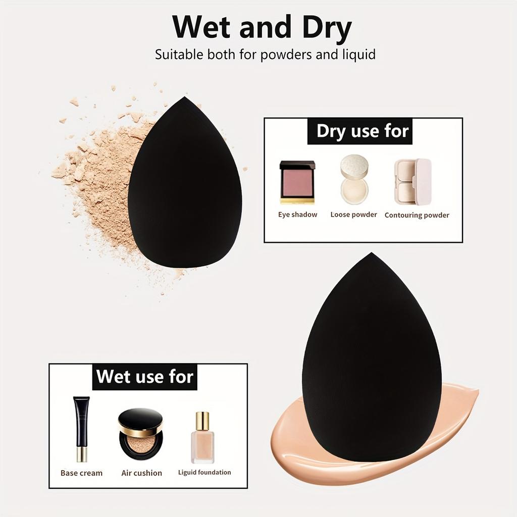 8 Pcs Beauty Egg Makeup Sponge Blenders Beauty Sponges Foundation Applicator