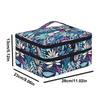 Holds 42 Bottles Nail Polish Storage Bag Removable Nail Kit Storage Carrying Case  Travel
