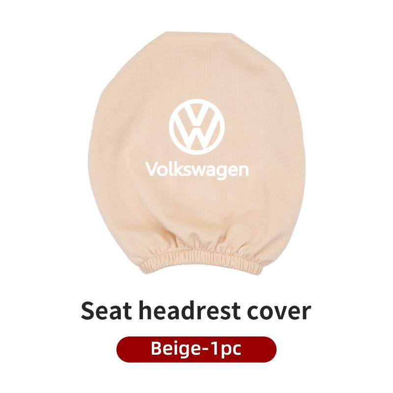 2026 Hot For Volkswagen VW Car Seat Headrest Protective Cover Anti-Dirty Pillow Protector For VW Scirocco Jetta Beetle Golf Pass