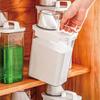 Food Seal Storage Container Laundry Powder Detergent Dispenser Cat Dry Food Storage Container Multipurpose Plastic Cereal Jar