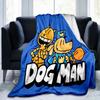 Coperta Avventura di Dog Man e Amici Adatta per Divani, Letti, Uffici e Campeggio - Regalo Perfetto per Halloween Natale