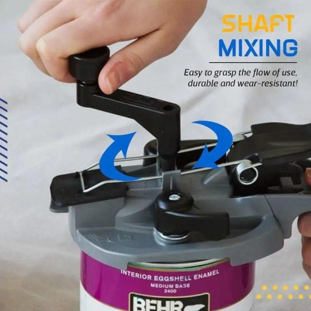 Mess-Free Paint Can Lid Mixer 1L/4L Coating Mixing Stirrer Paint Mix Cover  Paint Coating Mixing
