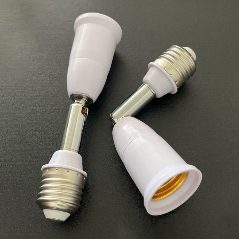 180 Degree LED Light Adapter Flexible E27 To E27 Bulb Socket Screw Extension Lamp Holder  Home