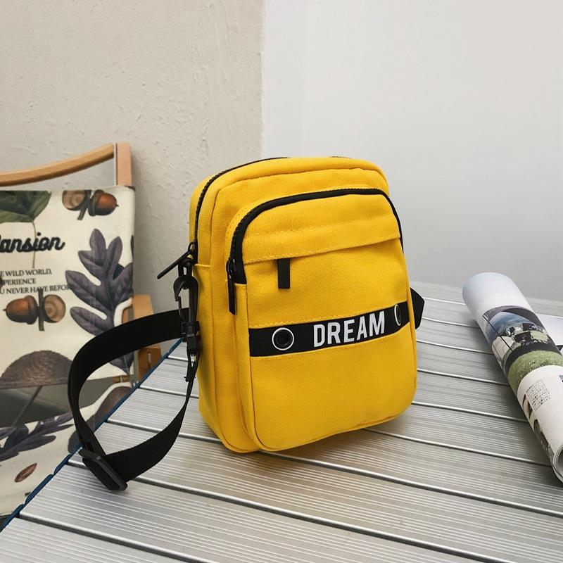

Повседневные мужские поясные сумки холщовые модные кошельки для монет многофункциональные маленькие сумки кроссбоди для женщин короткий кошелек спортивная нагрудная сумка жёлтый