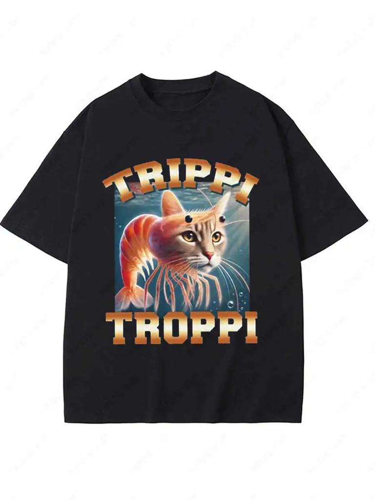 2025 Frigo Camelo Tralalero Tralala Bombardiro Crocodilo T Shirt Funny Italian Brainrot Meme T-shirt Cotton Women Men Summer Tee