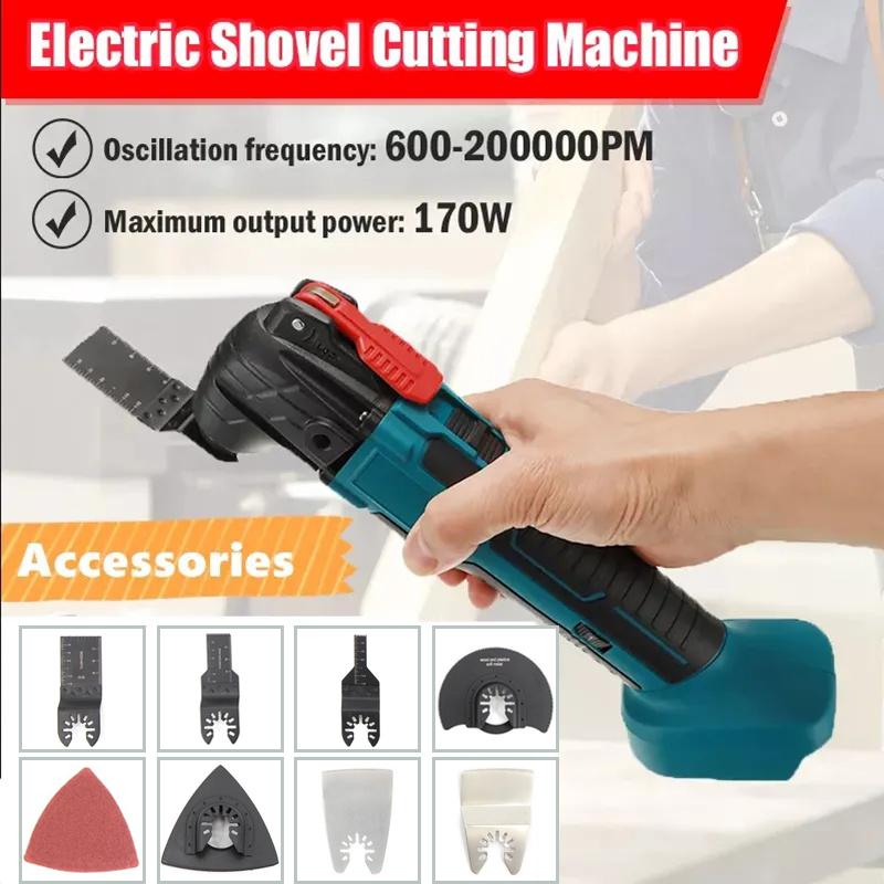 For Makita 18V BL1840B BL1440 BL1415 Li-ion Battery Electric Vibrating Tool For Cutting Scraping Sanding Power Tool