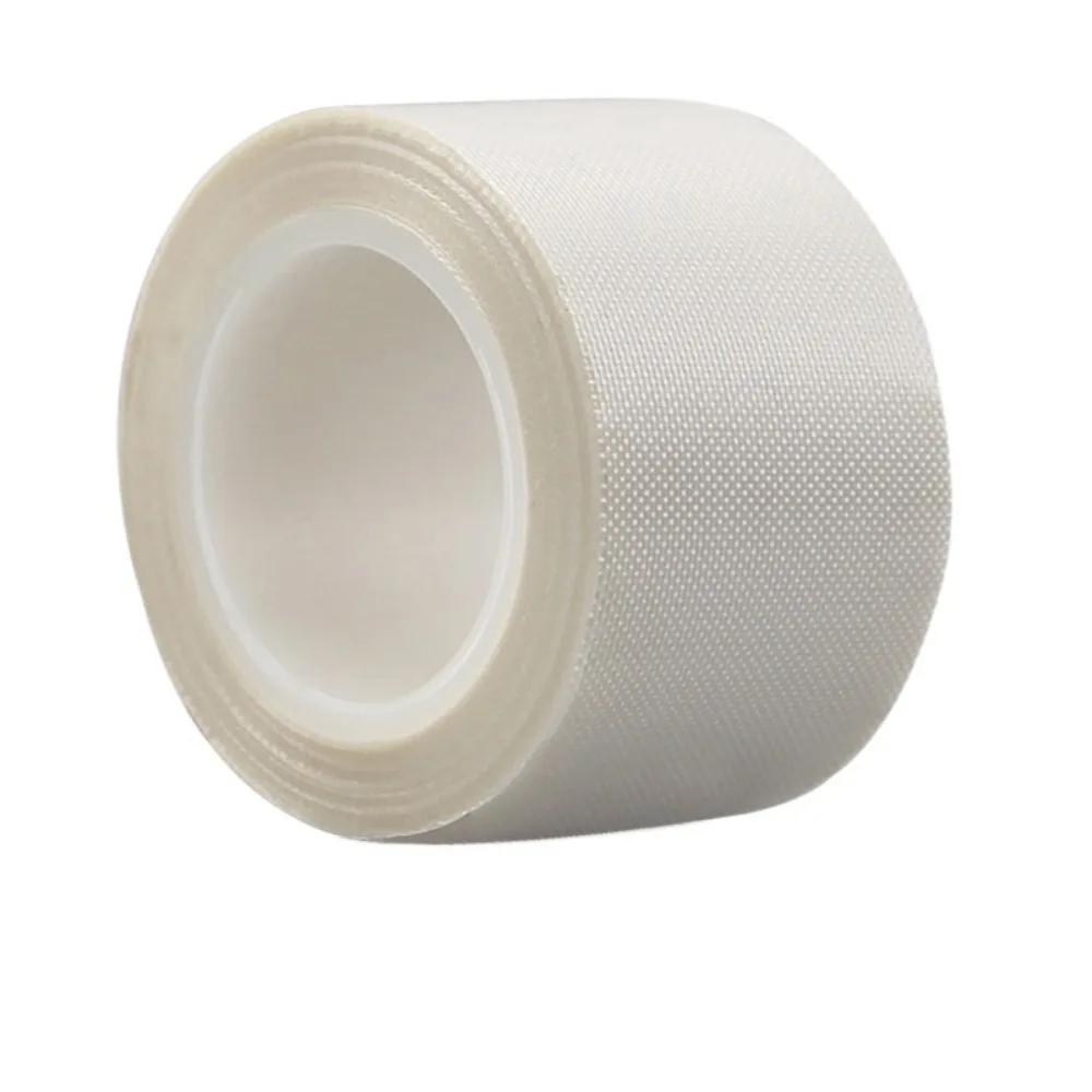 10m/Roll High Temperature PTFE Tape Wear Resistant Insulated Cloth Tape Waterproof Durable Fiberglass Adhesive Tape