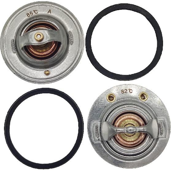 

185°F & 180°F Thermostat Front & Rear Kit Pair 97241130 97241129 131-163 131-131 Compatible with GM GMC Pickup Compatible with Duramax 6.6L