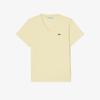 Lacoste Women's Basic V-Neck Short Sleeve T-Shirt TF833E-56GS7G