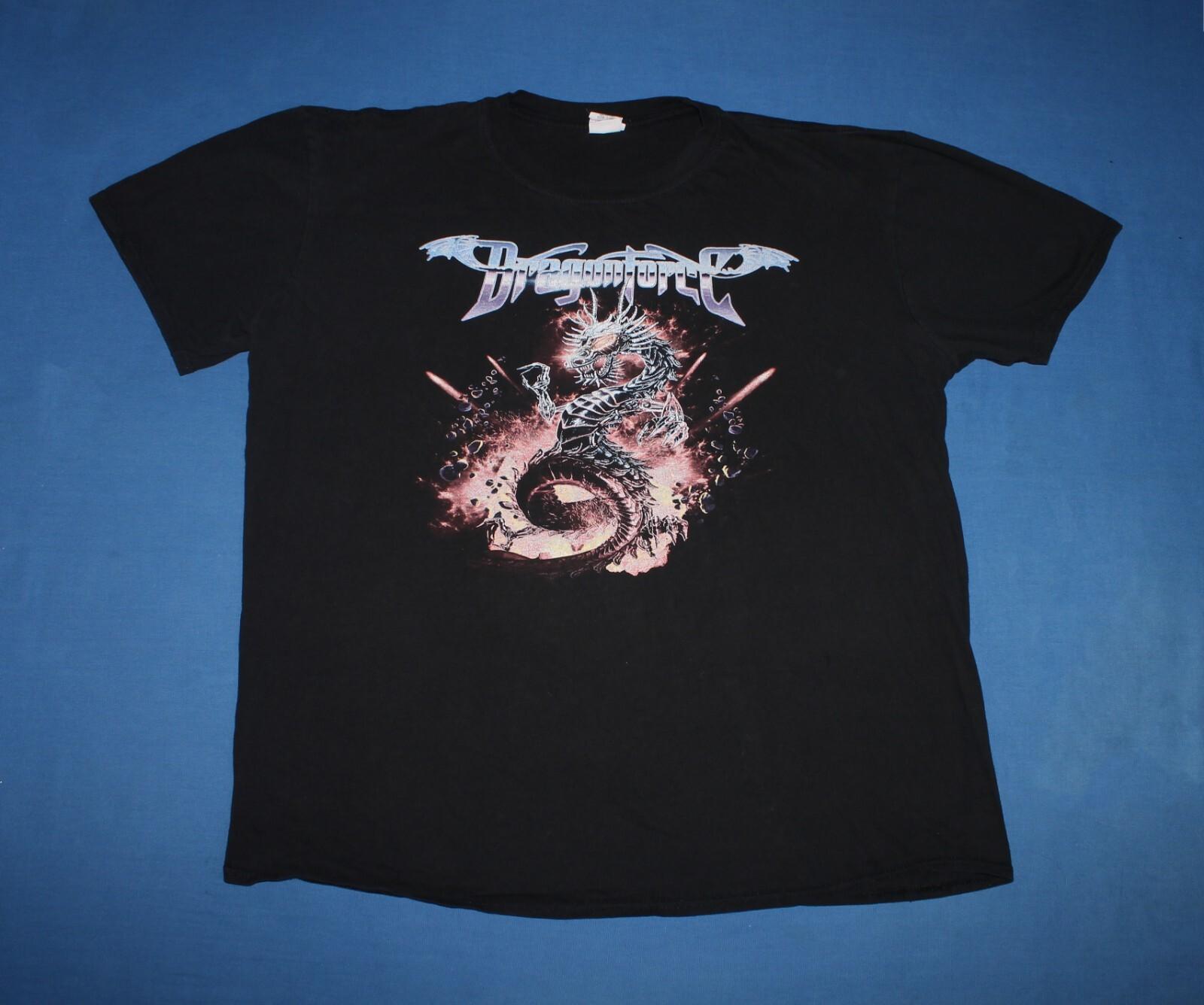 New DragonForce Shirt Power Metal Band Shirt Men s Tee Extra Large L