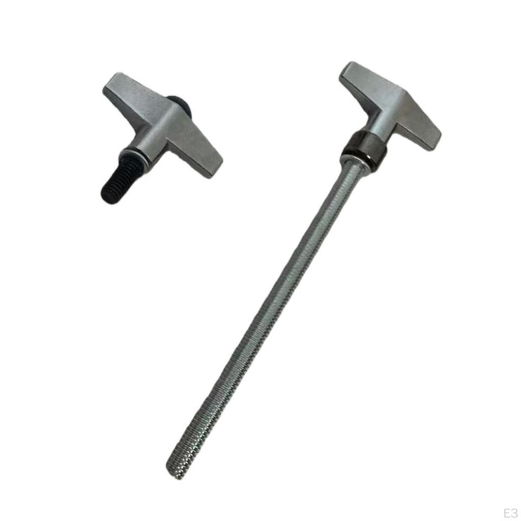 Beckenständer Flügelmuttern Schraube M6 Verstellbares Schlagzeugzubehör für Schlagzeuger Universell Robust Zinklegierung,