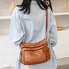 Univerzálna mäkká PU kožená kabelka a taška cez rameno pre ženy Veľkokapacitné crossbody kabelky Tote Bucket Bag Dámske Vysoko kvalitné kabelky Hobo Bag