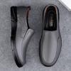 FashionBreathable Male Slip on Driving Shoes Genuine Leather Men Casual Shoes Luxury Brand Mens Loafers Simple Moccasins Business Flats