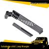 JL Wrangler Left Foot Rest Pedal: Metal Interior Foot Fatigue Relief