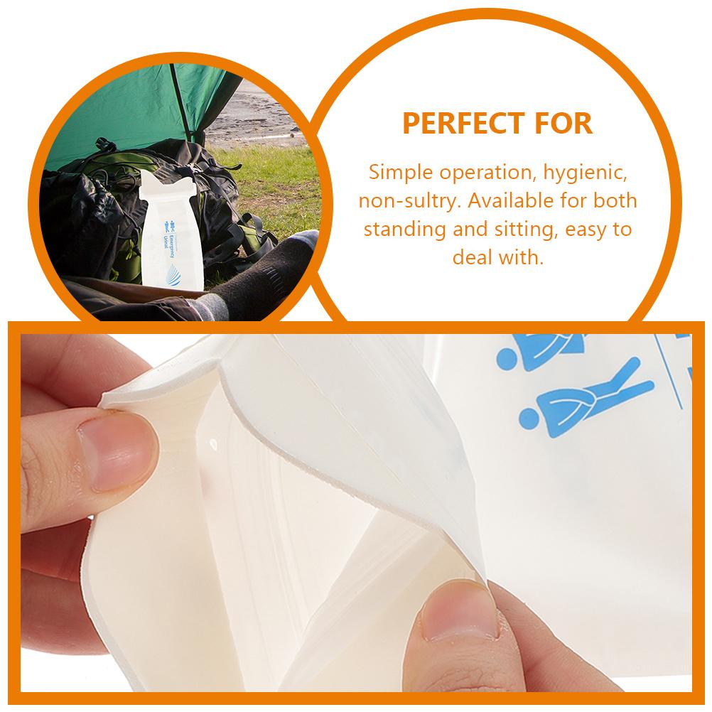 12 Pz Sacchetti per Urina per Auto Supporti per Minzione Sacchetti Portatili per Pipì Sacchetti di Raccolta Orinatoio Femminile Orinatoi da Viaggio per Uomini e Donne