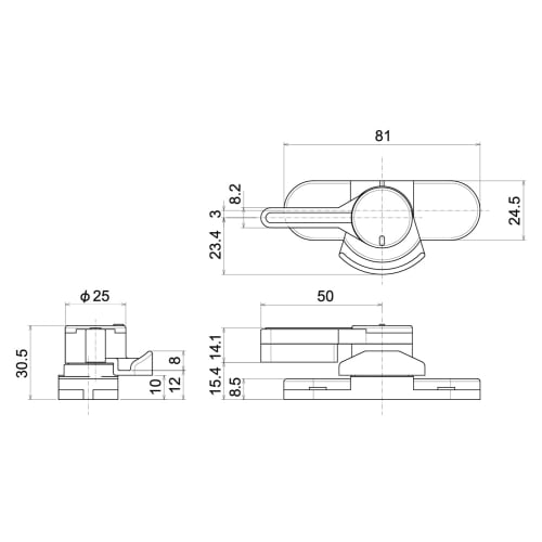 Kaken Sales Crescent CU-500 Gray