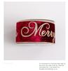 Red Velvet Ribbon Bow for Christmas Gift Box & Tree Decoration
