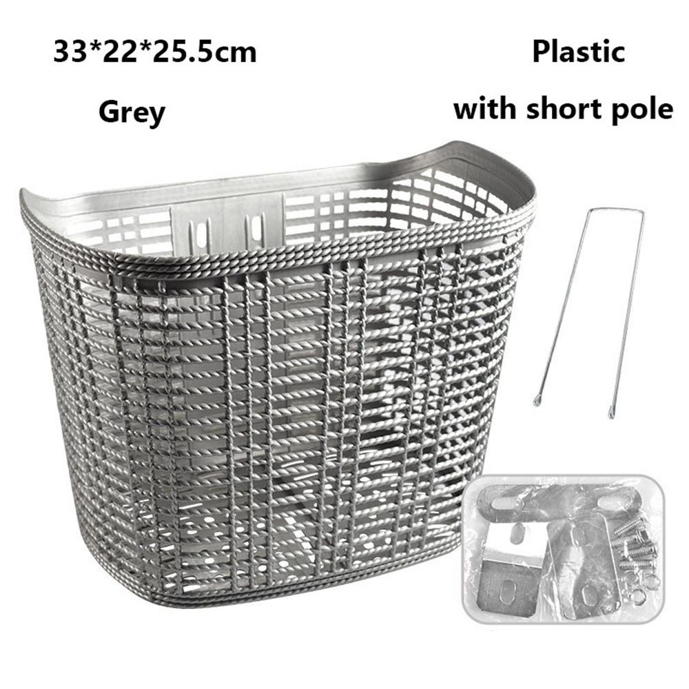 10 Styles Plastic&Steel Basket Plastic&Steel Bicycle Food Storage Cycling Accessories