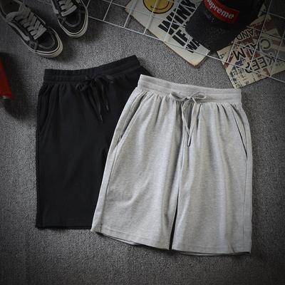Calções Casuais Masculinos Moda Roupa Masculina Esportes Corrida Homens Tamanho Grande Cor Sólida Cordão Calções Calças
