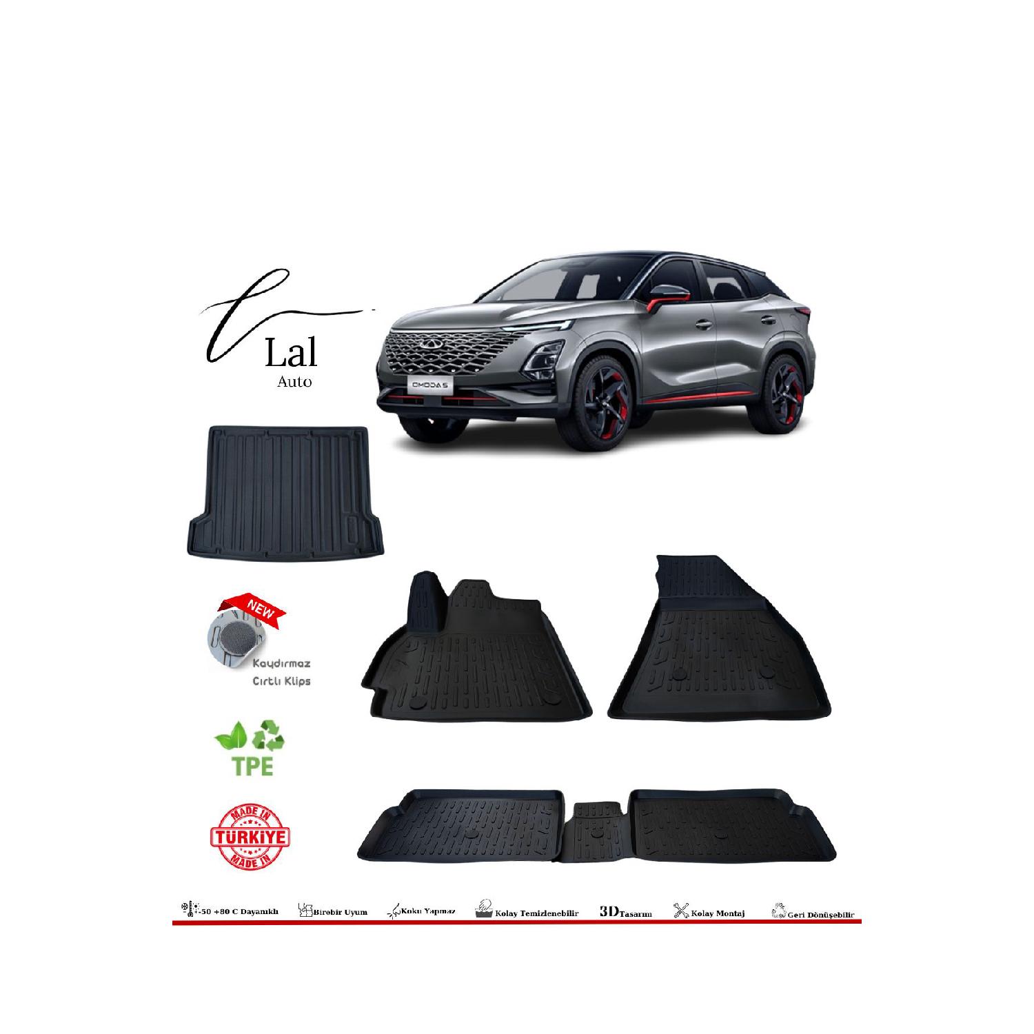 

Chery Omada 5 2023 3d коврик для бассейна, набор для багажа