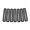 Fits Wrangler TJ 1997 1998 1999 2000 2001 2002 2003-2006 Front Grille Front Hollow Protection Cover Kit Front Bumper Grille