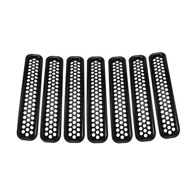 Fits Wrangler TJ 1997 1998 1999 2000 2001 2002 2003-2006 Front Grille Front Hollow Protection Cover Kit Front Bumper Grille