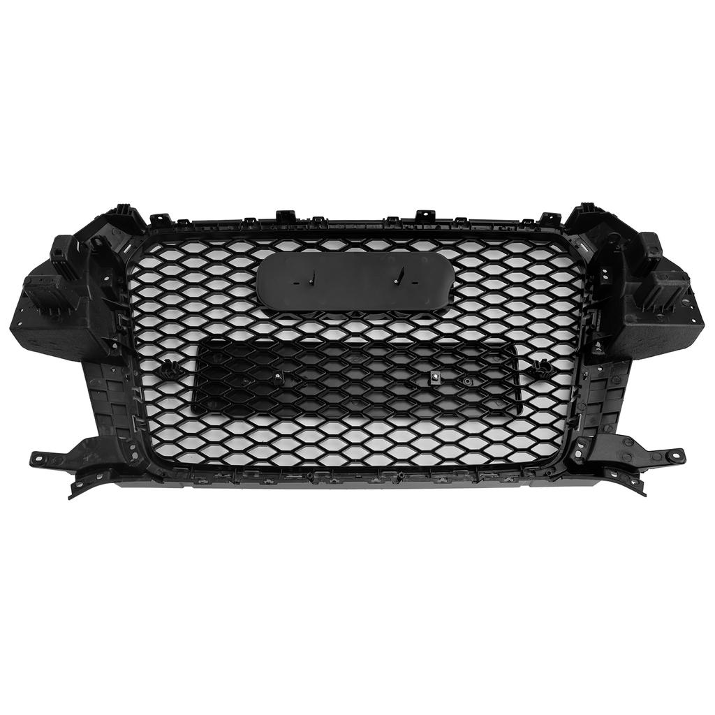 RSQ3 Style Gloss Black Front Honeycomb Mesh Grille 5060531048501 Fit Q3 2011-2015
