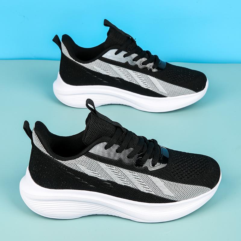 Girls' running shoes Girls' high school students' military training sneakers Women's junior high school students' lightweight shock-absorbing soft-so