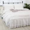 Elegant Bedding Set Ruffle Lace King Size Bedding Set Luxury Bedding Sets Duvet Cover Home Quilt Case Bed Sheet Linen